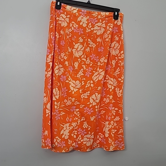 Sage The LabelAurora Floral Side Slit Midi Skirt - Picture 8 of 8